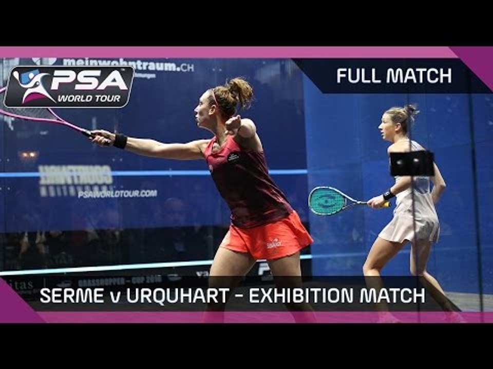 Squash: Serme v Urquhart - Exhibition Match, Zürich - FULL MATCH