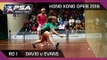 Squash: Hong Kong Open 2016 - David v Evans - Rd 1 Highlights