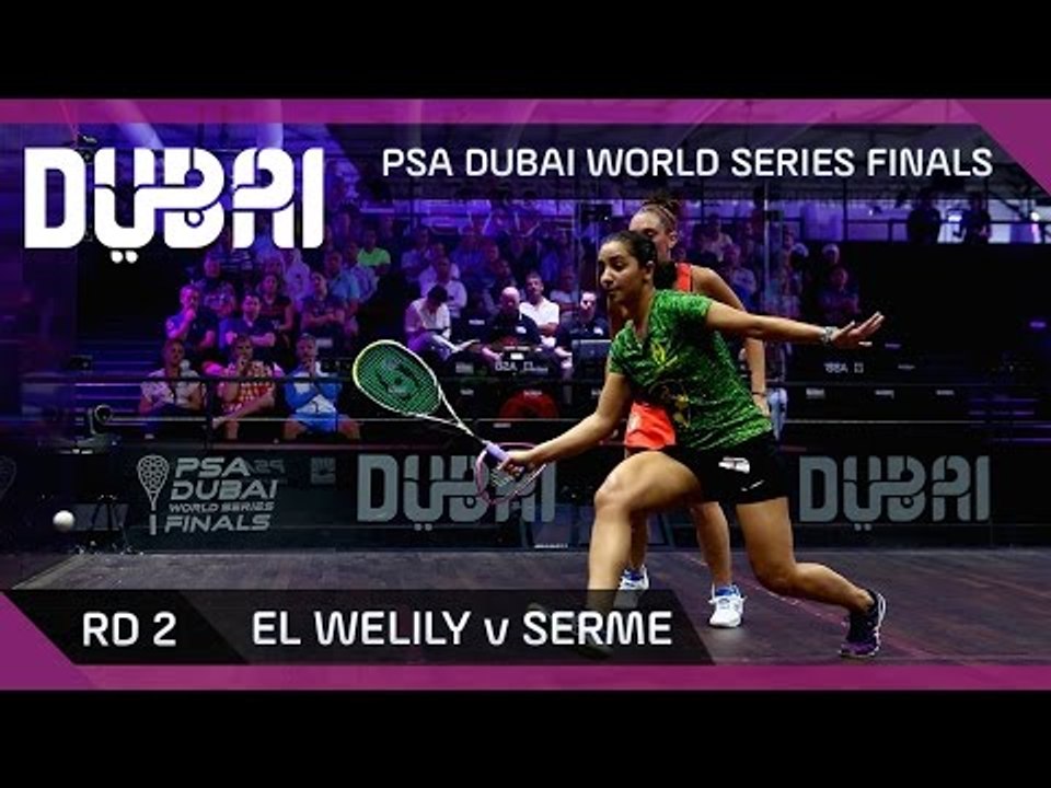 Squash: El Welily v Serme - PSA Dubai World Series Finals - Women's Rd 2 Highlights