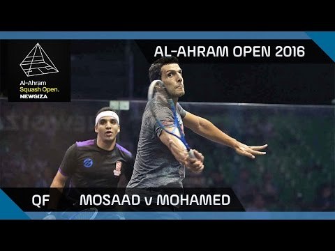 Squash: Mosaad v Mohamed - Al-Ahram Open 2016 - QF Highlights
