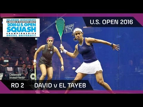 Squash: David v El Tayeb - U.S. Open 2016 - Rd 2 Highlights