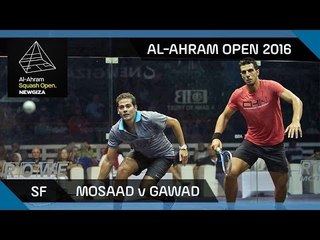Squash: Mosaad v Gawad - Al-Ahram Open 2016 - SF Highlights