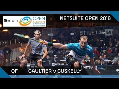 Squash: Gaultier v Cuskelly - NetSuite Open 2016 - QF Highlights