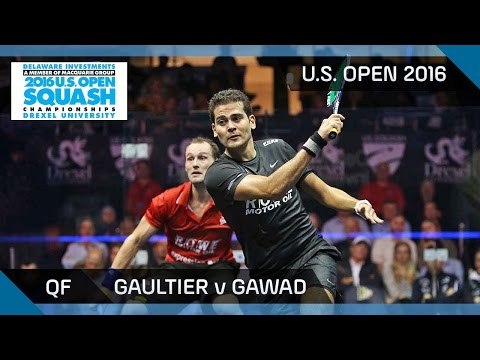 Squash: Gaultier v Gawad - U.S. Open 2016 - QF Highlights