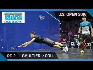 Squash: Gaultier v Coll - U.S. Open 2016 - Rd 2 Highlights