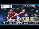 Squash: Mo. ElShorbagy v Au - Qatar Classic Rd 2 Highlights