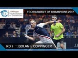 Squash: Golan v Coppinger - Tournament of Champions 2017 Rd 1 Highlights