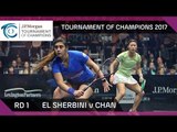 Squash: El Sherbini v Chan - Tournament of Champions Rd 1 Highlights