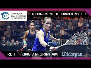 Squash: King v N. Grinham - Tournament of Champions 2017 Rd 1 Highlights