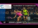 Squash: Gohar v Serme - Tournament of Champions 2017 QF Highlights