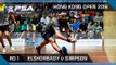 Squash: Hong Kong Open 2016 - Mo. ElShorbagy v Simpson - Rd 1 Highlights