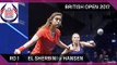 Squash: El Sherbini v Hansen - British Open 2017 Rd 1 Highlights