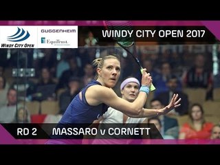 Squash: Massaro v Cornett - Windy City Open 2017 Rd 2 Highlights