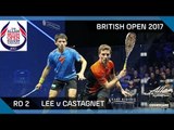 Squash: Lee v Castagnet - British Open 2017 Rd 2 Highlights