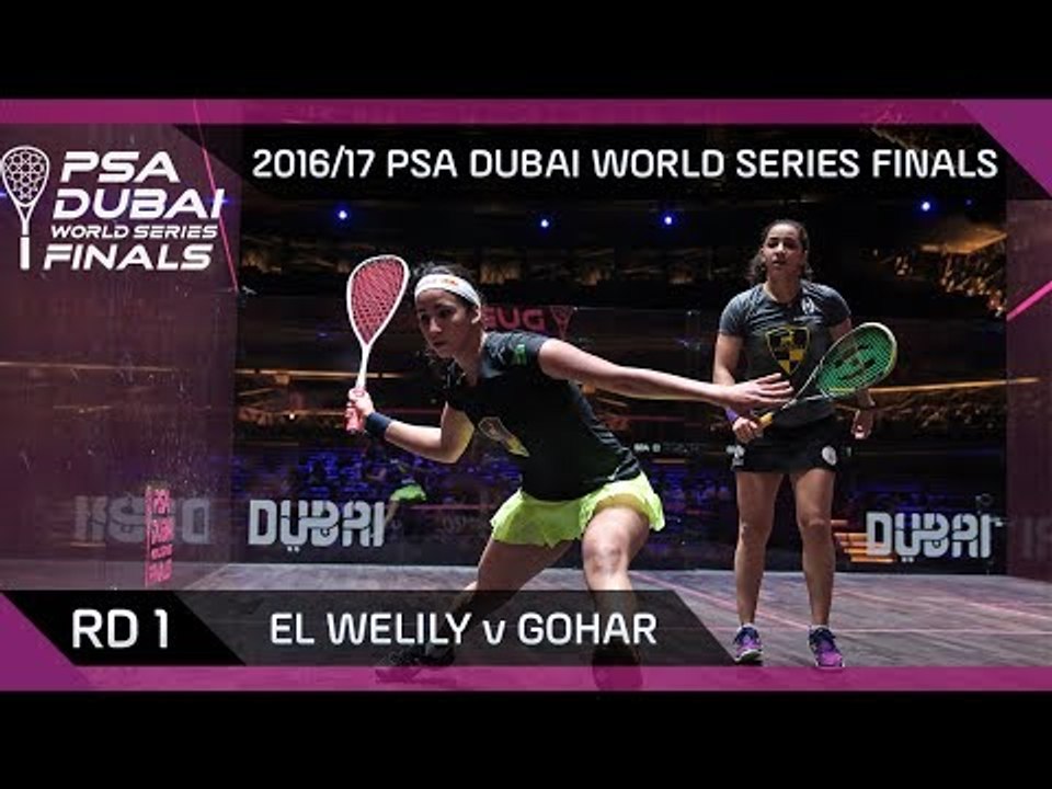Squash: El Welily v Gohar - Rd 1 - PSA Dubai World Series Finals 2016/17