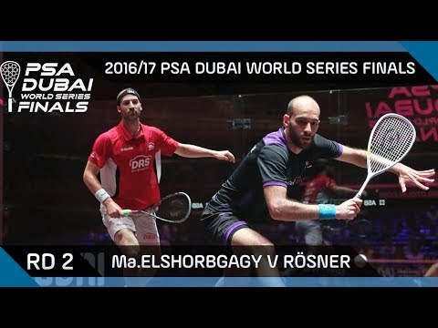 Squash: Ma.ElShorbagy v Rösner - Rd 2 - PSA Dubai World Series Finals 2016/17
