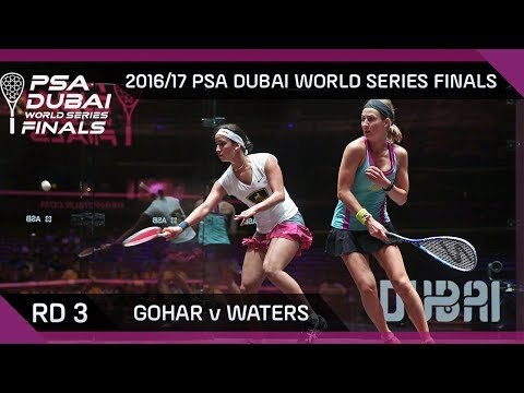Squash: Gohar v Waters - Rd 3 - PSA Dubai World Series Finals 2016/17