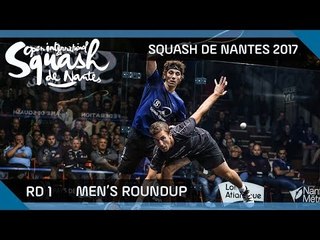 Squash: Men's Rd 1 Roundup - Open International de Squash de Nantes 2017