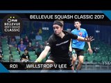 Squash: Willstrop v Lee - Bellevue Squash Classic 2017 Rd1 Highlights