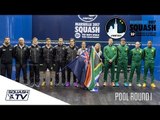 Squash: New Zealand v South Africa - Men's World Team Champs 2017 - Pool Round 1 Highlights