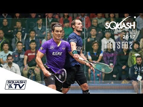 Squash: Hong Kong Open 2017 - Men's Rd 2 Roundup