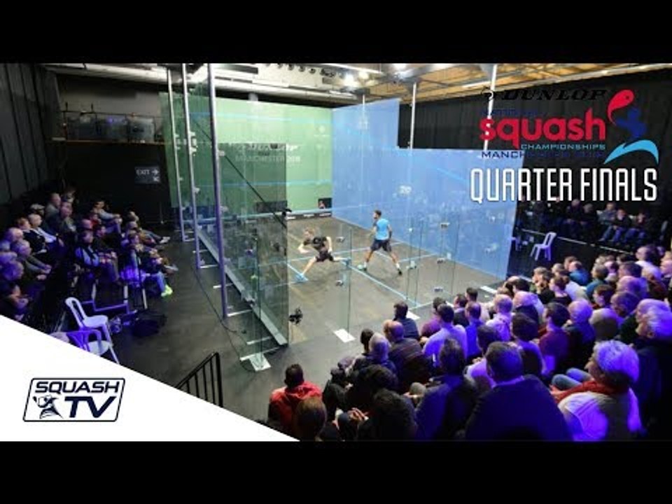 Squash: Dunlop National Squash Champs 2018 - Men's QF Roundup