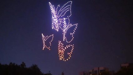 Watch: Galaxy of drones light up Guiyang night sky