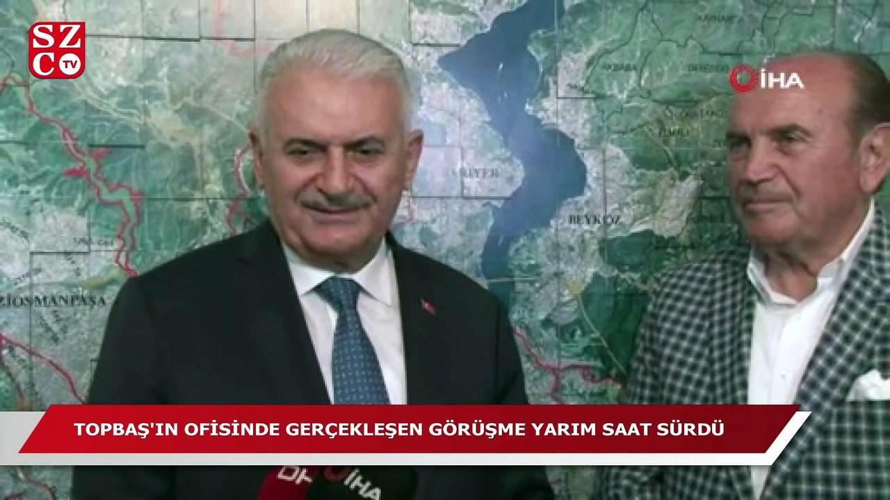 Binali Yıldırım’dan Kadir Topbaş’a ziyaret