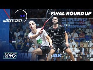 Squash: Farag v Rösner - Final Roundup - Qatar Classic 2018