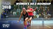 Squash: Women's Rd 3 Roundup - Hong Kong Open 2018