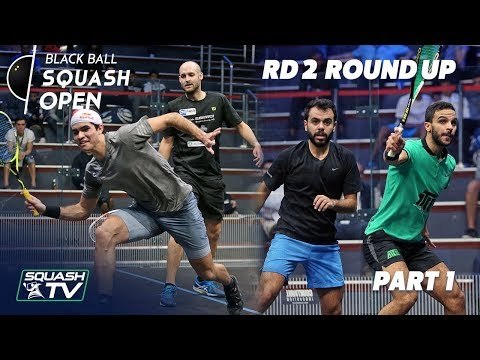 Squash: CIB Black Ball Squash Open 2018 - Rd 2 Roundup P1