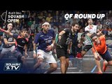 Squash: CIB Black Ball Squash Open 2018 - QF Roundup