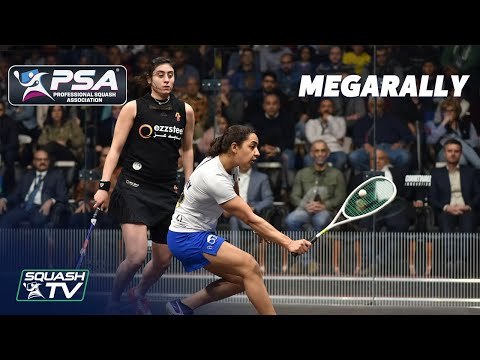 That is an AMAZING Rally! - Squash MegaRally - El Welily v El Sherbini