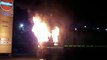 વડોદરા-સાવલી રોડ પર પેટ્રોલ પંપ પર ઉભેલા ગેસના સિલિન્ડર ભરેલાં ટ્રકમાં ભીષણ આગ, મહા મહેનતે આગ કાબૂમાં આવી