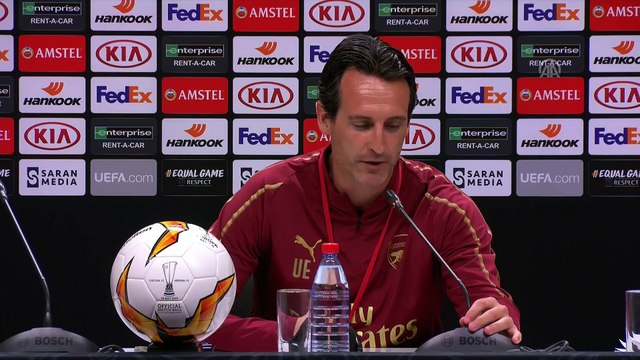 Arsenal Teknik Direktörü Emery: 'Hedefimiz oynamak, oyundan zevk almak ve kupayı elde etmek' - BAKÜ