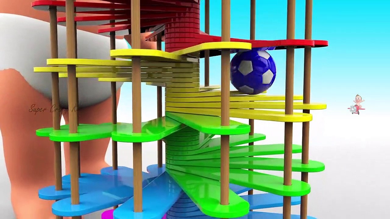 Learn Colors for Children with Baby Airplane 3D Toys Kindergarten Kids Toddlers Learning Educational