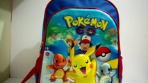 Mochila sorpresa de Pokemon Go con increibles peluches de pokemon