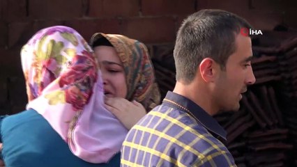 Ahır, odunluk ve evlerinin yanışını ağlayarak izlediler