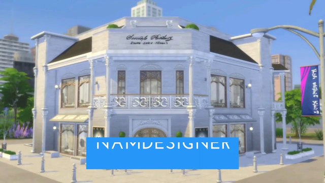 Mẫu thiết kế mô hình shop áo quần theo phong cách cỗ điển kèm nhà ở/ Classic style clothing store design template with housing
