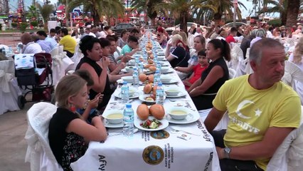 Alanya'da yaşayan yabancılara iftar - ANTALYA