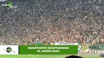 Sakaryaspor taraftarından 54. dakika şovu