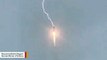 Lightning Strikes Russian Rocket During Launch