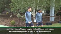 Real president admits he wants Hazard in Madrid