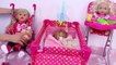Baby Dolls House Toys! Play doll bedroom toy set!