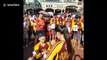 Boyfriend proposes during black Nazarene Festival in front of hundreds of people, Philippines