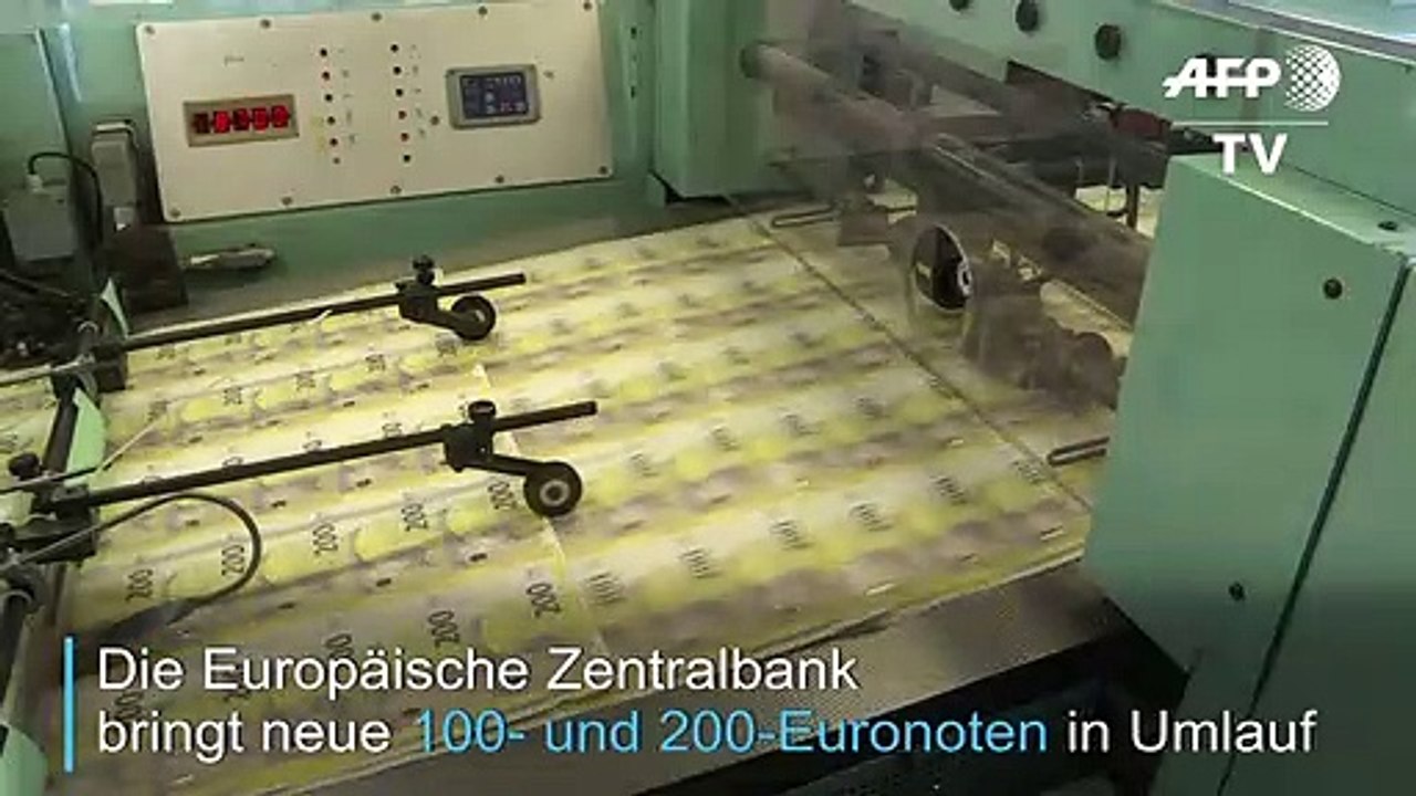 EZB bringt neue 100- und 200-Euronoten in Umlauf