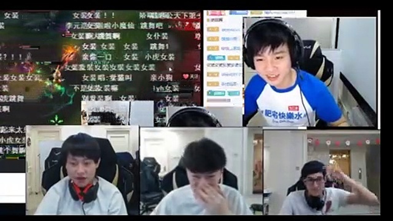 让小虎选 自己女装 还是舌吻AJ 小虎会选……