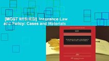 [MOST WISHED]  Insurance Law and Policy: Cases and Materials