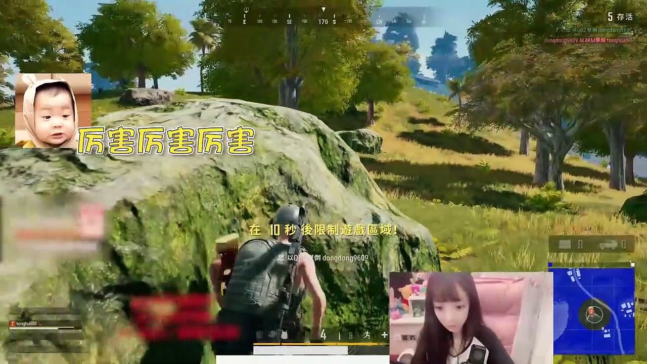 绝地求生虎牙童话：操作稳如老狗，内心慌得一批？童话一人灭全队吃鸡
