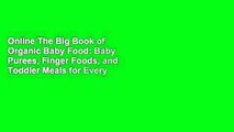 Online The Big Book of Organic Baby Food: Baby Purees, Finger Foods, and Toddler Meals for Every